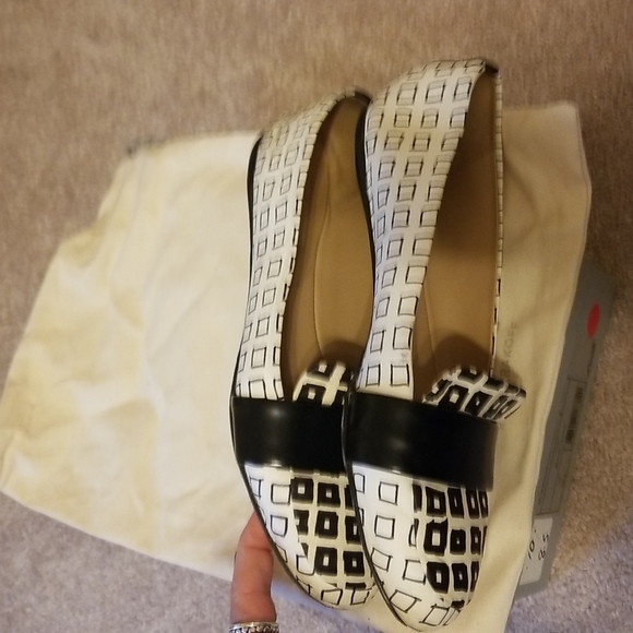 Women's Reed Krakoff square print loafer shoes - Picture 5 of 10